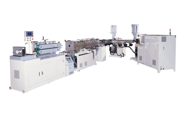 Extrusora De Dos Capas Y Máquina Cortadora